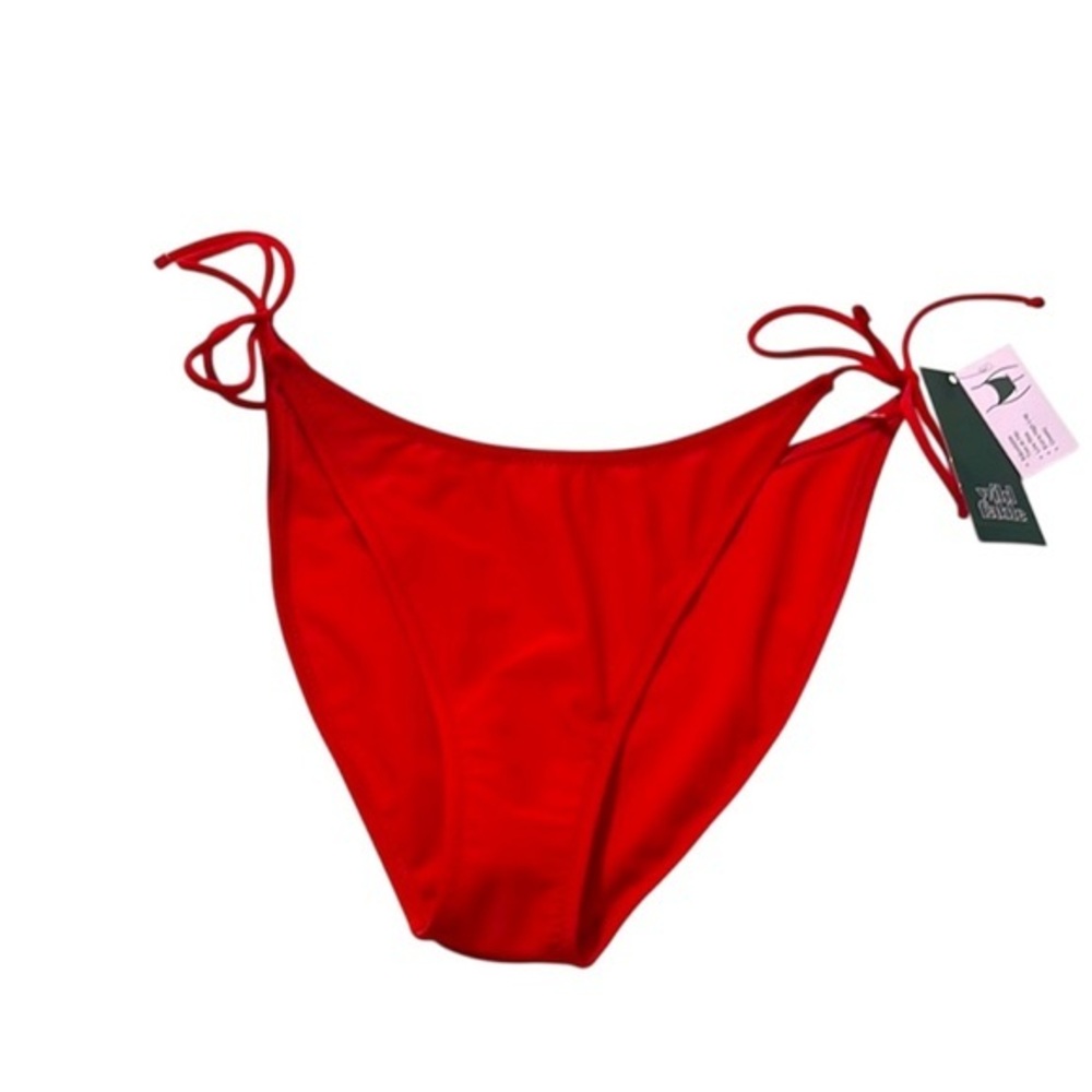 New Wild Fable Women’s Red String Bikini Bottoms Size Medium NWT